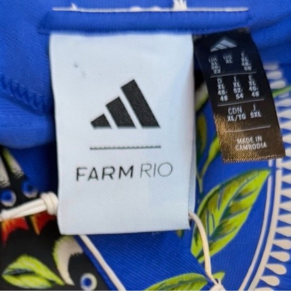 Farm Rio x Adidas Hoodie Size XL NWT - Picture 7 of 7